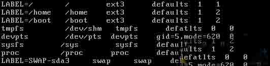 Linux系统中fstab文件丢失的恢复方法6