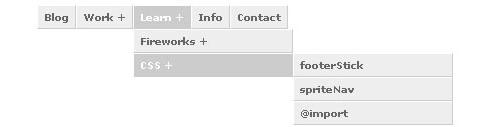 基于CSS的30个导航和按钮优秀设计教程9