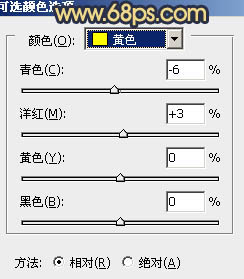 Photoshop将外景婚片调制出清爽的黄绿色效果25