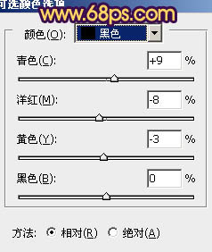 Photosho将树林情侣图片调成灿烂的橙红16