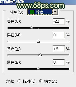 Photoshop给外景情侣图片调制出古典青黄色效果23