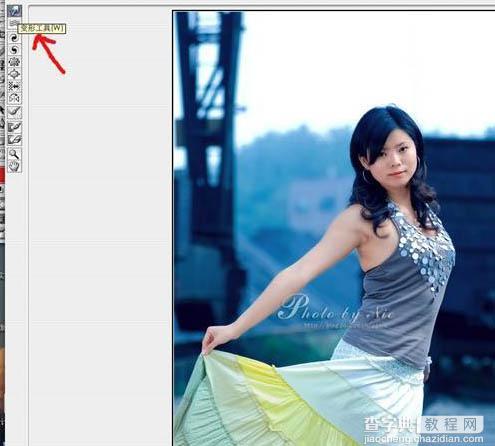 photoshop 利用液化滤镜快速给美女瘦身5