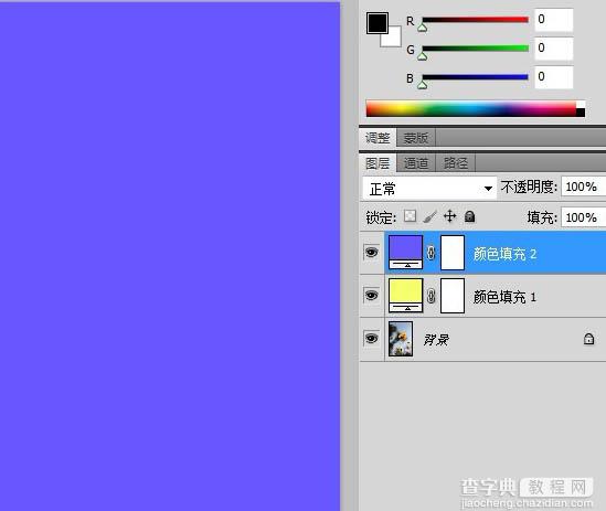 photoshop利用纯色图层快速打造中性蓝黄色花朵图片7