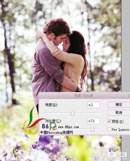 Photoshop 打造浪漫的蓝紫色情侣图片8