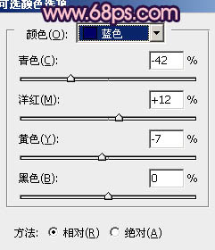 Photoshop将把树林婚片打造出漂亮的橙蓝色效果14