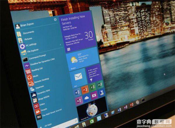 Win10上手体验 微软新推出Windows10操作系统1