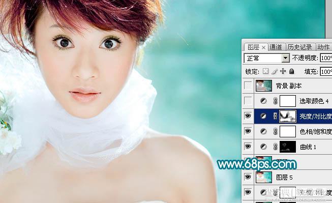 Photoshop 外景美女美化效果27