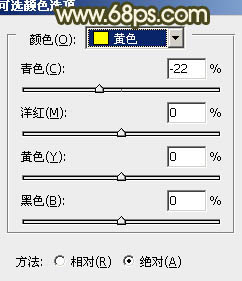 Photoshop将树林婚片增加上柔和的淡黄色效果5