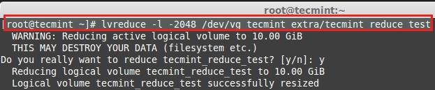 在Linux如何扩增卷组、逻辑卷以及缩减逻辑卷LVM的过程20