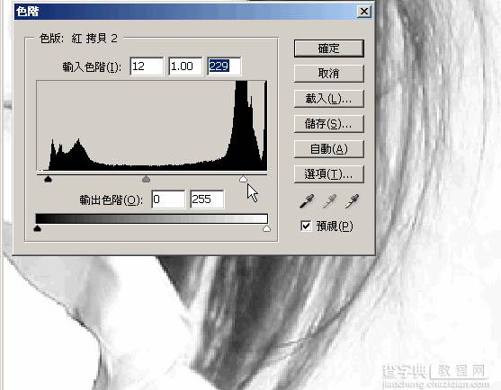 photoshop 简单用通道抠出背景色单一的人物图片5