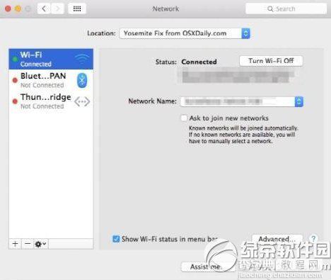 os x 10.10wifi问题怎么解决？mac os x 10.10 yosemite wifi修复教程2