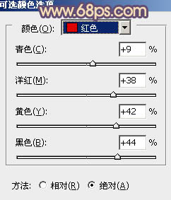 photoshop利用通道替换为树林美女图片加上古典红蓝色16