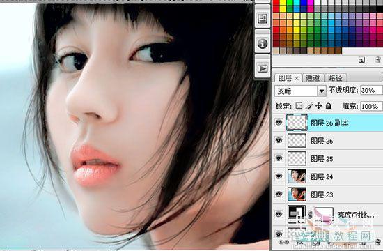 Photoshop 超强美化偏色的人物照片30