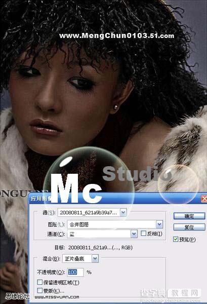 Photoshop 调出美女暗调质感肤色7