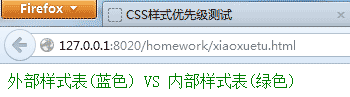 CSS控制样式的三种方式(优先级对比验证)3