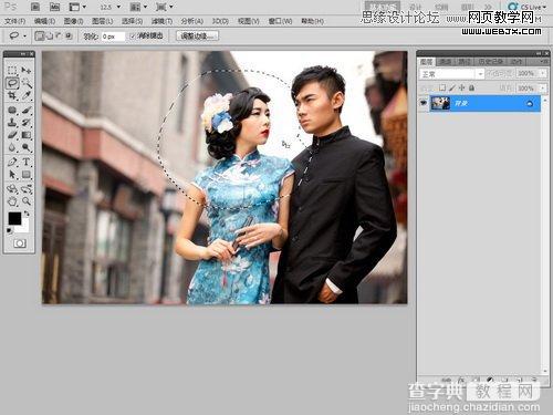 Photoshop为变形失真的人物照片完美修复过程16