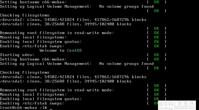 CentOS6.6单用户模式重设root密码的方法9