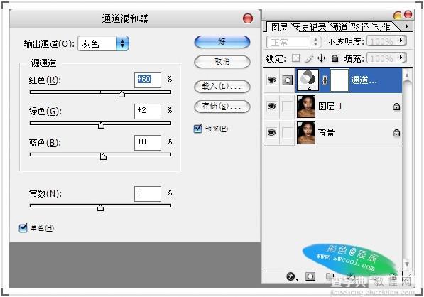 Photoshop 黄金首饰模特广告色调9