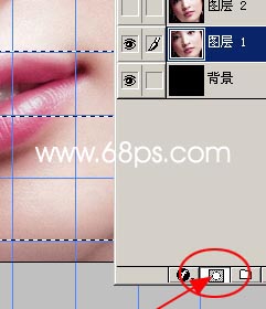 Photoshop为MM照片添加编织特效7