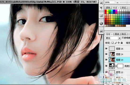 Photoshop 超强美化偏色的人物照片29