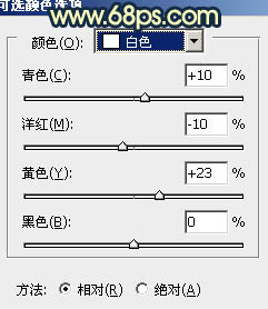 Photoshop将偏灰的情侣图片增加晨曦效果13