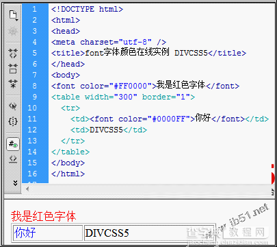 html设置字体颜色的方法和使用ps获取html准确字体颜色的方法1