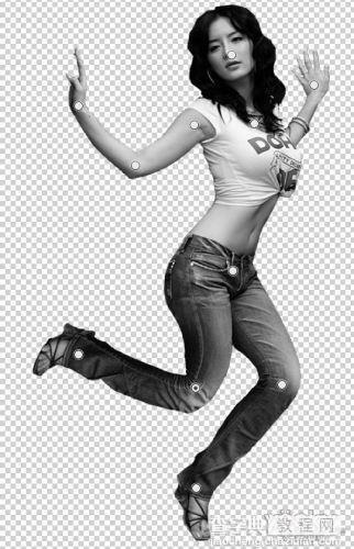 Photoshop CS5操控变形调制美女的POSE6