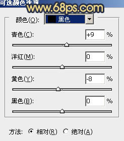 Photoshop将外景婚片调制出清爽的黄绿色效果26