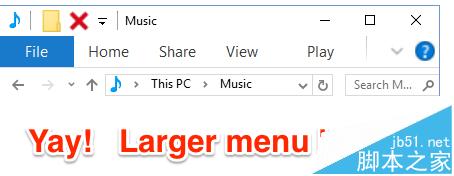 Win10菜单怎么缩放菜单条的大小?7