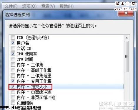 Windows7查看软件所消耗的虚拟内存的方法步骤3