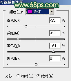 Photoshop为人物写真图片增加甜美的粉橙色效果10