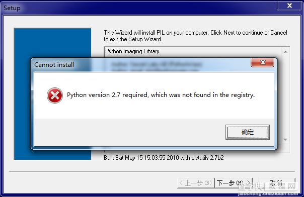 Python version 2.7 required, which was not found in the registry1