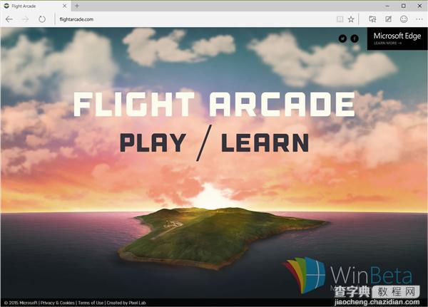 微软模拟飞行登陆Win10浏览器:超流畅(附游戏链接地址)1