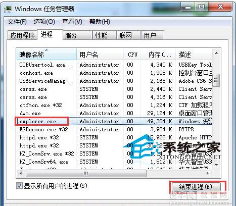 Win7系统点击桌面图标无反应的原因及解决方法2