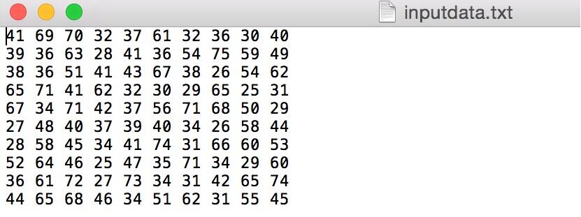 C++从文本文件读取数据到vector中的方法1