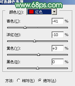 Photoshop为野草中的人物调制出柔和的小清新黄绿色18