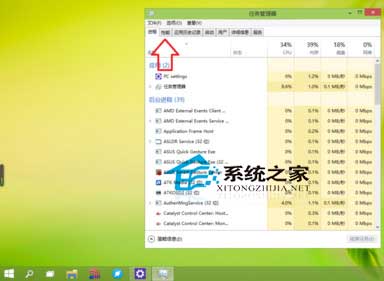 Win10任务管理器性能小窗口模式查看性能信息教程3