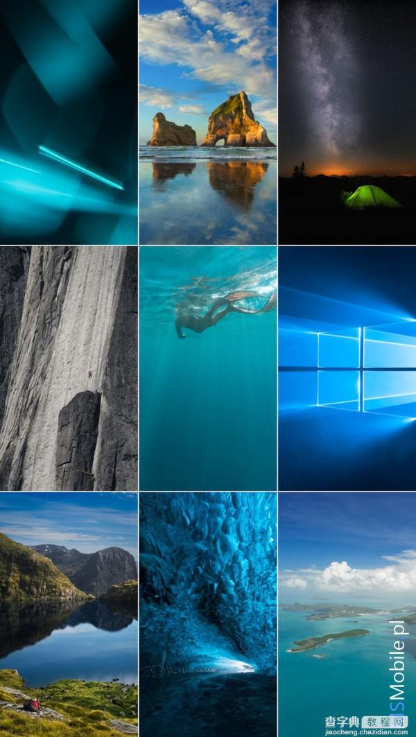 Windows 10  Build 10162手机版运行截图曝光 全新壁纸亮相9