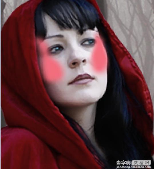 PhotoShop合成制作迷雾森林中的小红帽巫女场景教程43