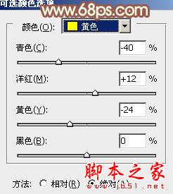 Photoshop将外景人物图片调制出流行的韩系淡调青黄色4