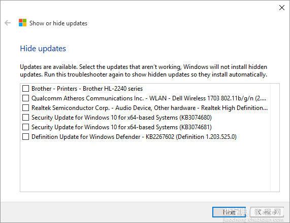 微软官方工具下载 阻止Windows 10自动更新3
