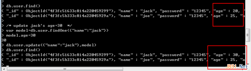 MongoDB入门教程之细说MongoDB数据库的增删查改操作7