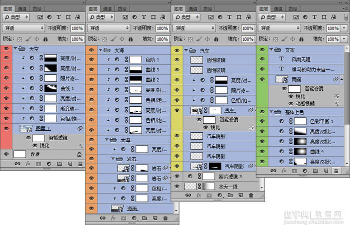 PS合成超酷大气的汽车海报13