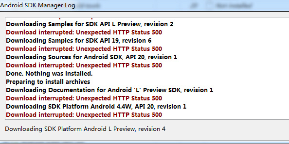 Android SDK三种更新失败及其解决方法3