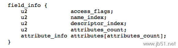 实例分析Java Class的文件结构11