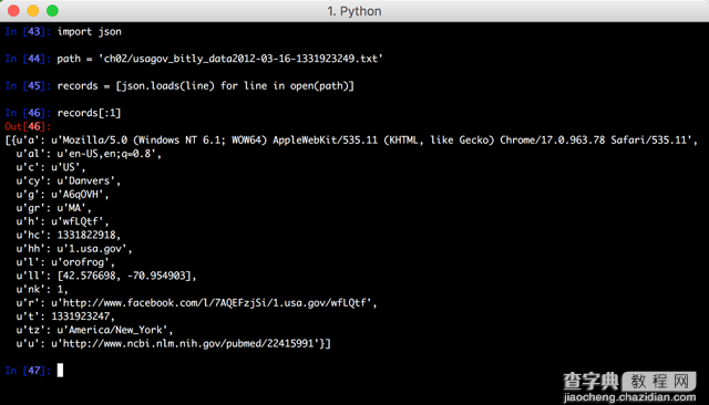 Python处理JSON数据并生成条形图2