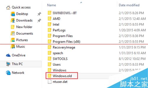 Win10预览版旧文件Windows.old怎么彻底删除？1