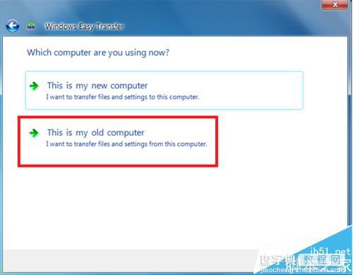 win7中的Windows Easy Transfer怎么使用？4