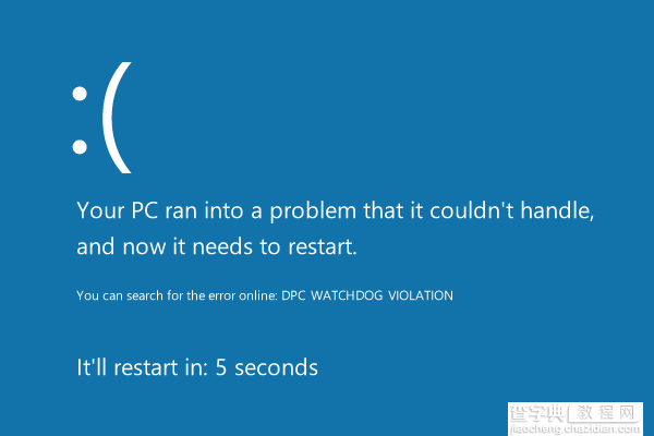 Win7/Win8.1升级到Win10出现蓝屏0x00000133该问题正在解决中1