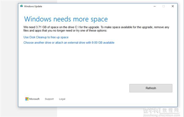 担心Win10升级时C盘空间不够？ 微软这招绝了1
